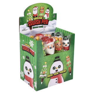7" Christmas Squish Pen – Holiday Fidget Pen