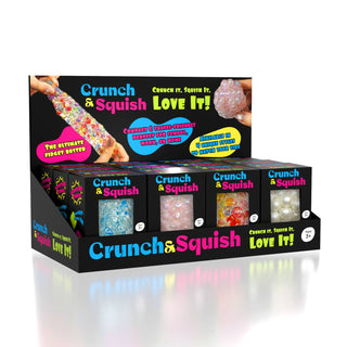 Crunch & Squish Crunchy Squishy Stress Ball Fidget Toy | Relives Anxiety, Helps Focus & Fun