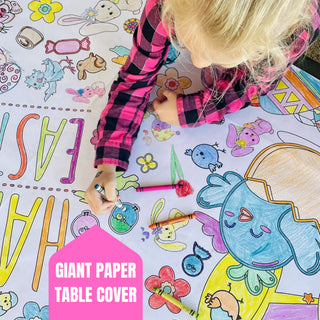 Easter Coloring Tablecloth