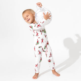 Christmas Pajamas: The Elf on the Shelf Convertible Footie Bamboo Sleepwear