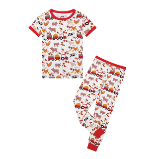 Farm Friends Short Sleeve Bamboo Pajama Set