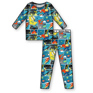 Justice League Heroes Bamboo Kids Pajamas