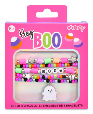Hey Boo Bracelet Set – 5-Piece Halloween Bracelet Set by Iscream