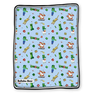 Minecraft: Chicken Jockey Bamboo Blanket