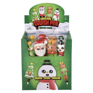7" Christmas Squish Pen – Holiday Fidget Pen
