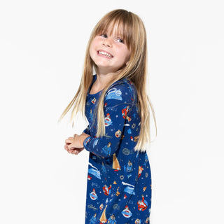 The Polar Express Bamboo Girls' Long Sleeve Dress