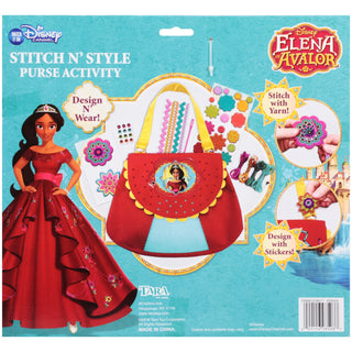 Disney's Elena of Avalor Stitch 'n Style Purse Activity Kit