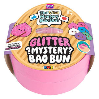 Mystery Glitter Bao Bun – Rare Chase | Squishy Collectible Blind Box Fidget Toy