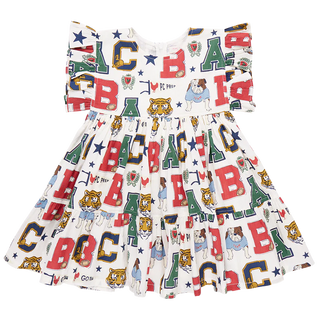 Girls Kit Dress - Varsity Letters