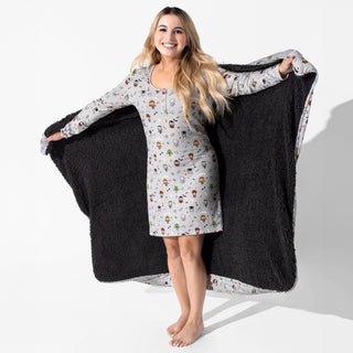 Little Monsters Bamboo Blanket