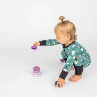 Silicone Halloween Stacking Cats Play Set