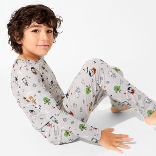 Little Monsters Bamboo Kids Pajamas