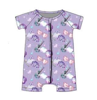 Little Lady Musician Shortie Romper