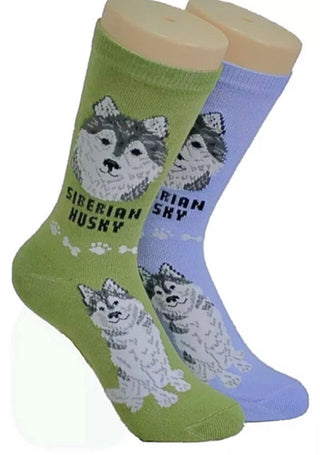 Siberian Husky Socks