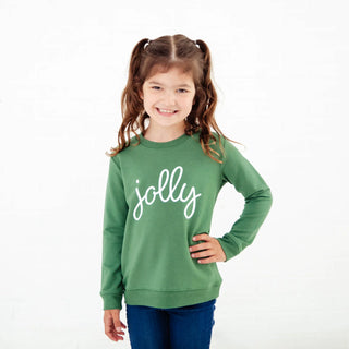Children’s Jolly/Boo Seasonal Crew Neck Set – Halloween & Christmas Bamboo Sweatshirts