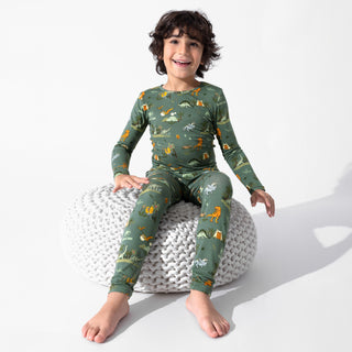 Jurassic Park Safari Bamboo Kids Pajamas