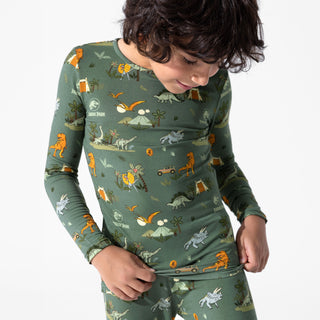 Jurassic Park Safari Bamboo Kids Pajamas