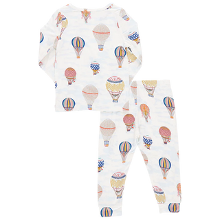 Kids Bamboo PJ Set - Hot Air Balloons