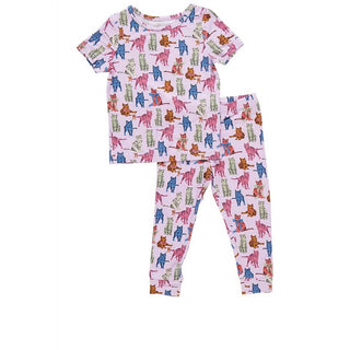 Kids Bamboo PJ Set - Tabby Cats