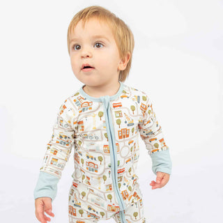 Let's Go! Bamboo Convertible Baby Pajamas