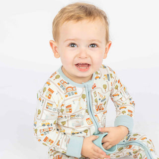 Let's Go! Bamboo Convertible Baby Pajamas