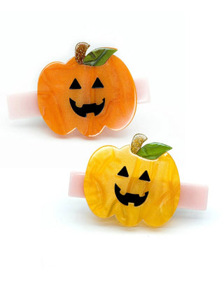 Alligator Clips Double Pumpkin Pearlized