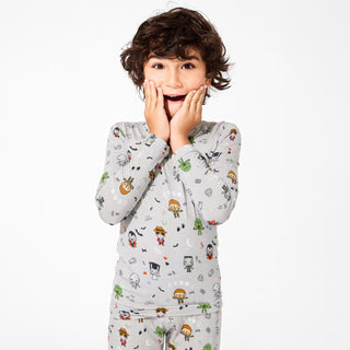 Little Monsters Bamboo Kids Pajamas