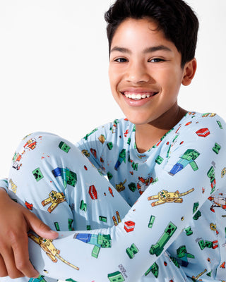 Minecraft: Chicken Jockey Bamboo Kids Pajamas