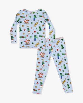 Minecraft: Chicken Jockey Bamboo Kids Pajamas