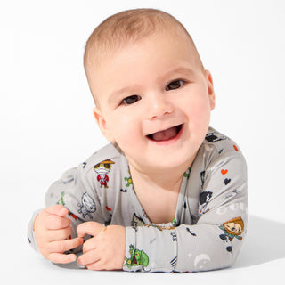Little Monsters Bamboo Convertible Footie