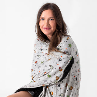 Little Monsters Bamboo Blanket