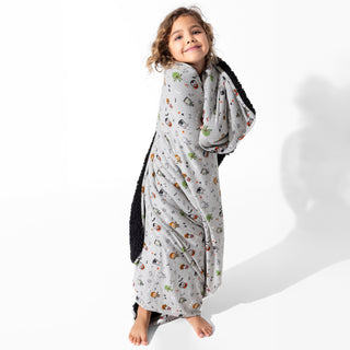 Little Monsters Bamboo Blanket