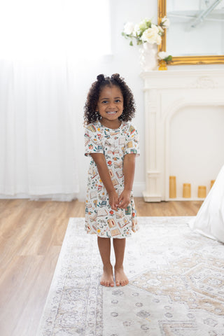 Book Club Toddler T-shirt Dress