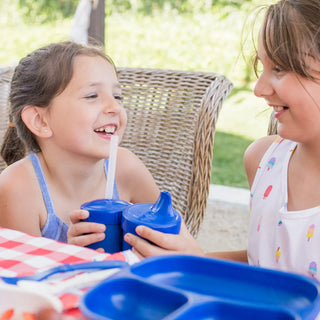 No-Spill Sippy Cup Navy Blue