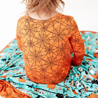 Dream Weaver Orange Bamboo Convertible Footie