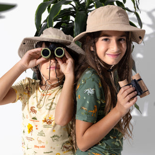 Jurassic Park Safari Bamboo Kids Pajama Short Set