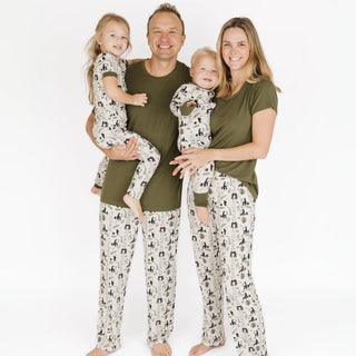 Olive Green Bamboo Unisex Short Sleeve Shirt