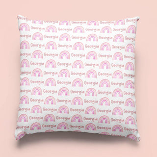 Sugar + Maple Custom Pillow | Rainbows