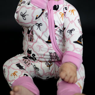 Sweet Salem Convertible Footie Romper