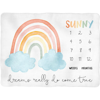 Sugar + Maple Backdrop Blanket | Primary Rainbow Dreams