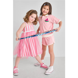 Watermelon Terry Polo | Organic Cotton