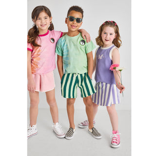 Striped Terry Shorts | Organic Cotton