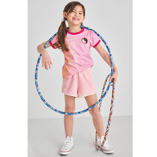 Retro Pink Terry Shorts | Organic Cotton