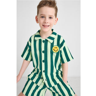 Smile Terry Resort Shirt | Organic Cotton