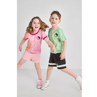 Pink Tie-Dye Yin Yang T-Shirt | Organic Cotton