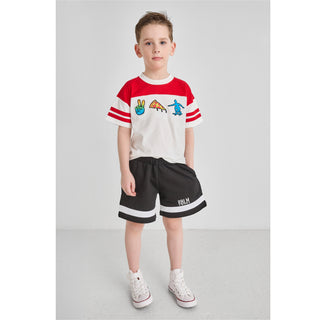 Black & White Shorts | Organic Cotton
