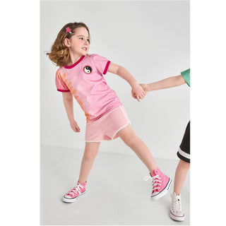 Retro Pink Terry Shorts | Organic Cotton
