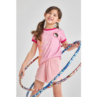 Pink Tie-Dye Yin Yang T-Shirt | Organic Cotton