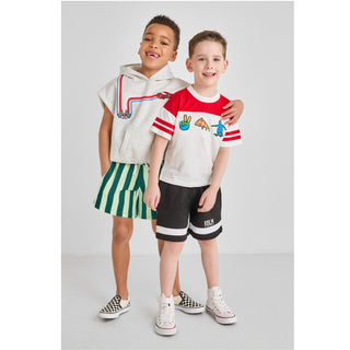 Black & White Shorts | Organic Cotton