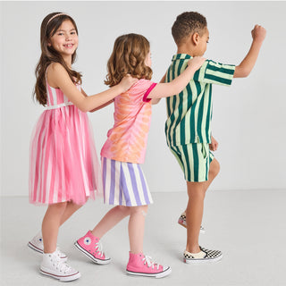 Striped Terry Shorts | Organic Cotton